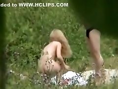 Blonde, Blowjob, Lingerie, Outdoor, Sexy, Slim, 